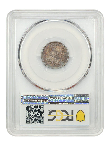 1837 10C PCGS MS66+ (No Stars, Large Date)