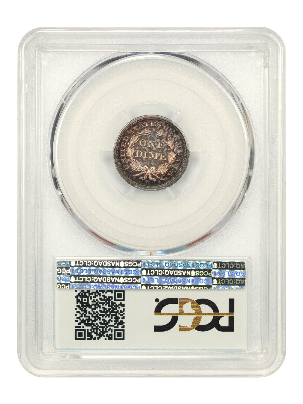 1856 10C PCGS PR65 (Small Date) ex: D.L. Hansen