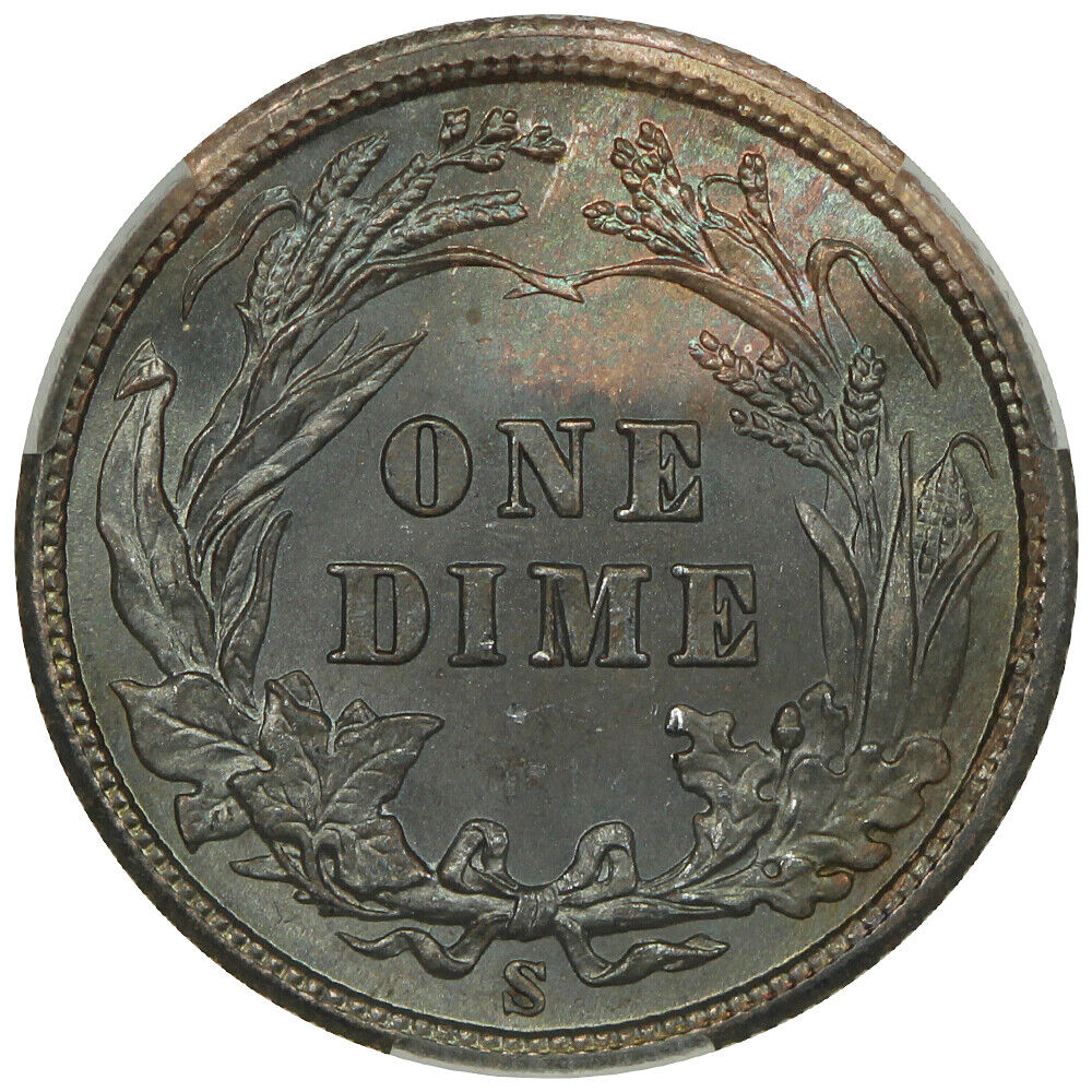 1905-S 10C CACG MS66 ex: D.L. Hansen - Barber Dime