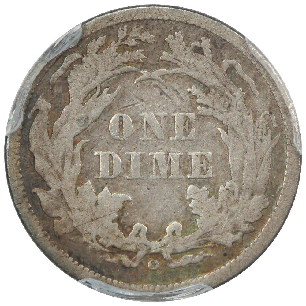 1860-O 10C PCGS Fine 12 - Liberty Seated Dime - Elusive O-Mint Dime