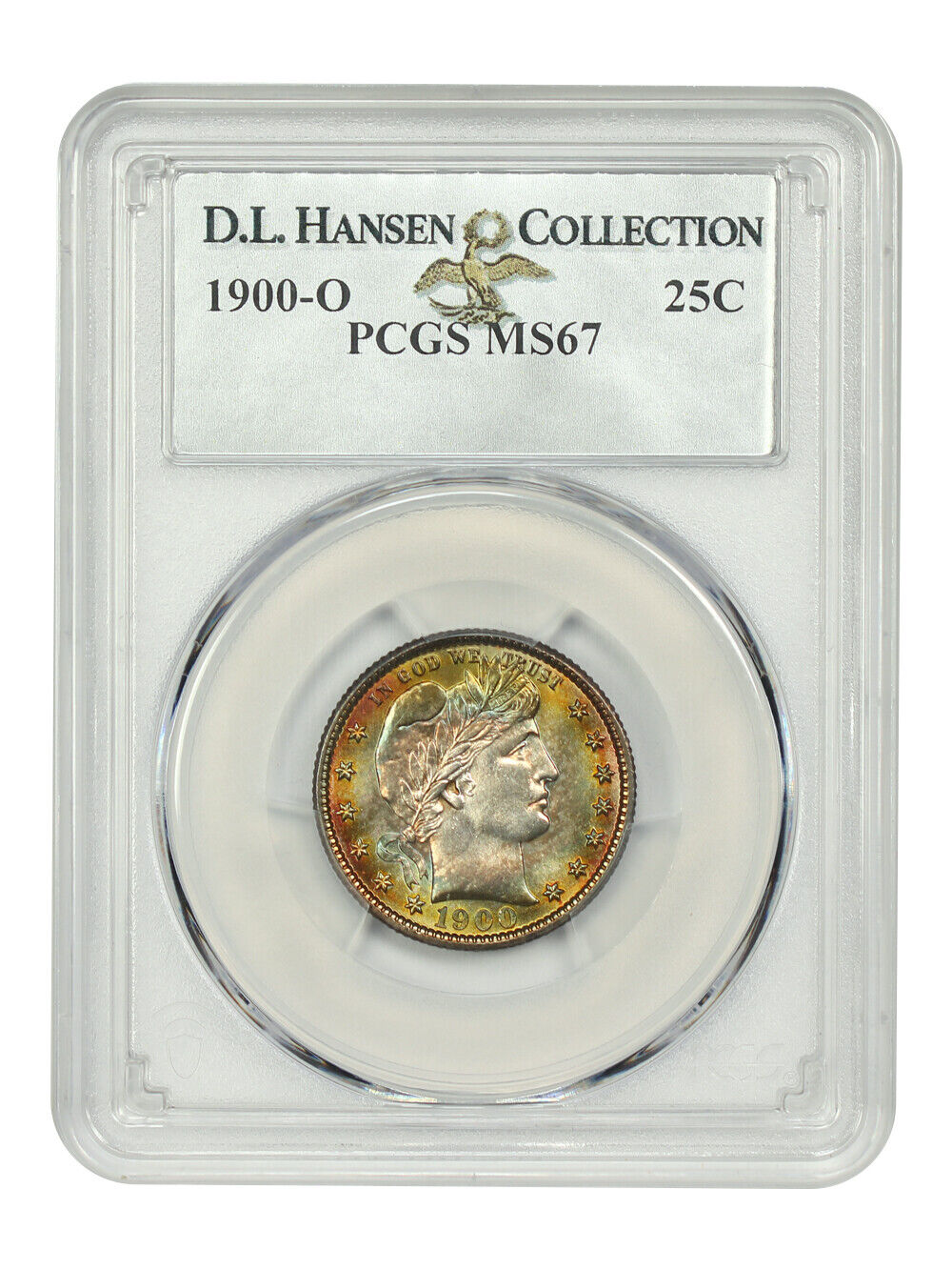 1900-O 25C PCGS MS67 ex: Pogue