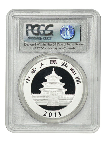 China: 2011 10Yn Silver Panda PCGS MS70 (First Strike) - Other