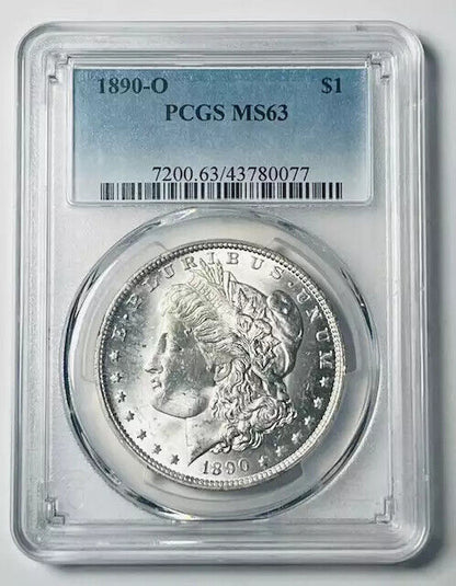 1890 O Morgan Silver Dollar PCGS MS-63