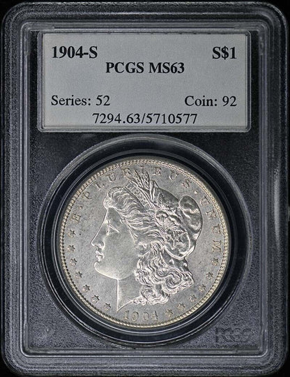 1904-S $1 Morgan Dollar PCGS MS63