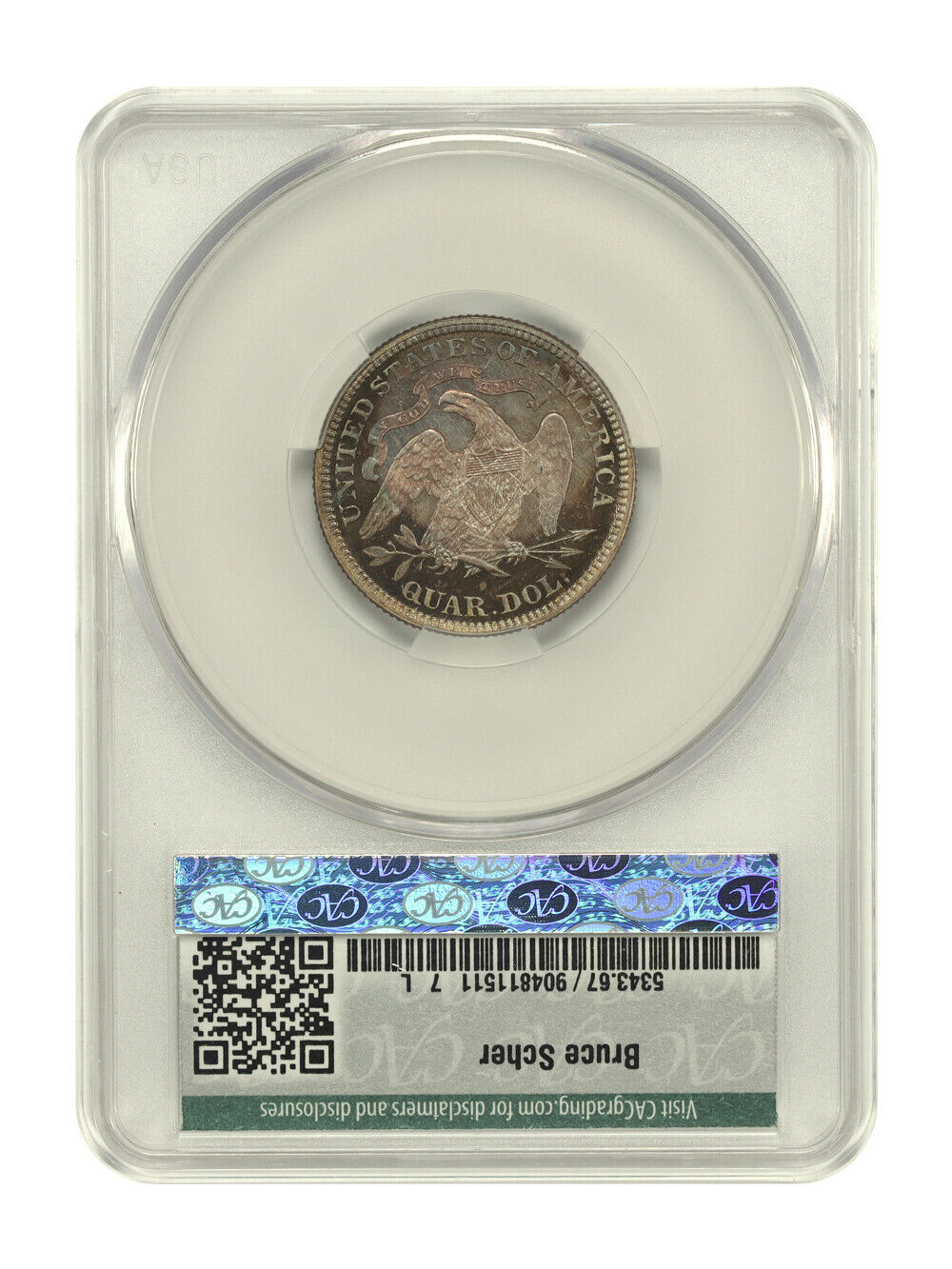 1877 25C CACG PR67CAM ex: D.L. Hansen/Bruce Scher - Liberty Seated Quarter