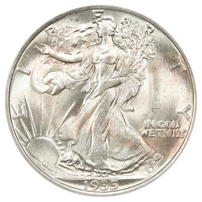 1935 50C CACG MS66 - Walking Liberty Half Dollar