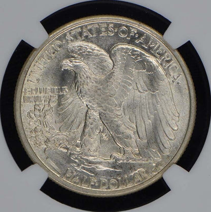 1917-S OBVERSE Walking Liberty Half Dollar 50C NGC MS65