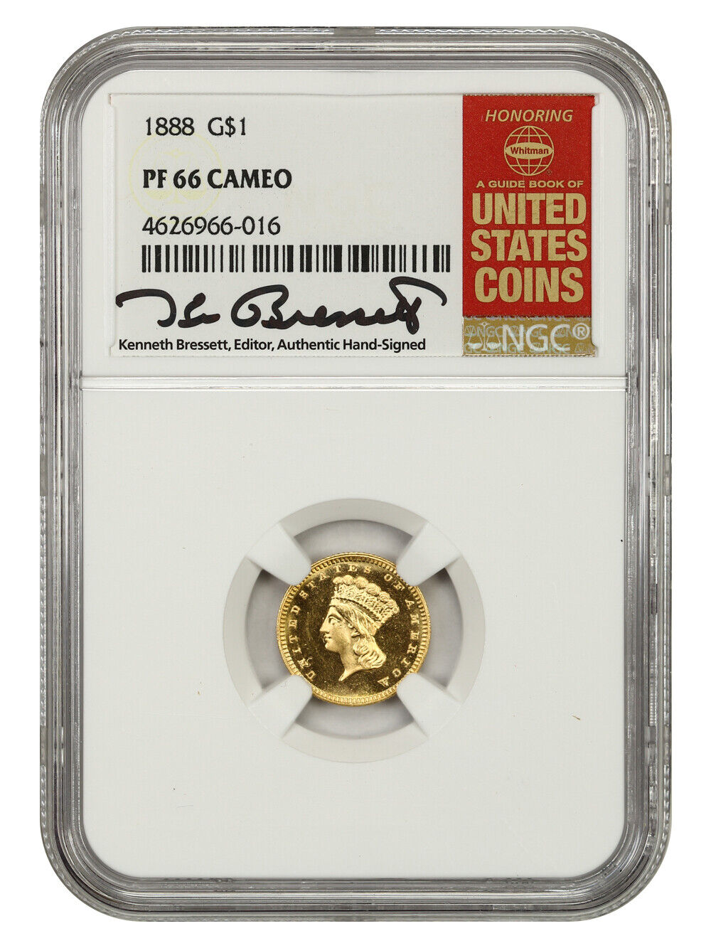 1888 G$1 NGC Proof 66 CAM