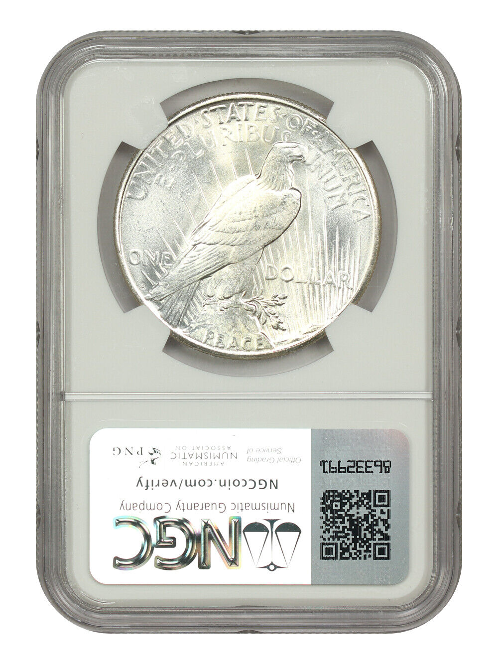 1924-S $1 NGC MS65+ - Peace Dollar - Better S-Mint