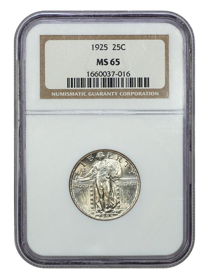 1925 25C NGC MS65 - Standing Liberty Quarter