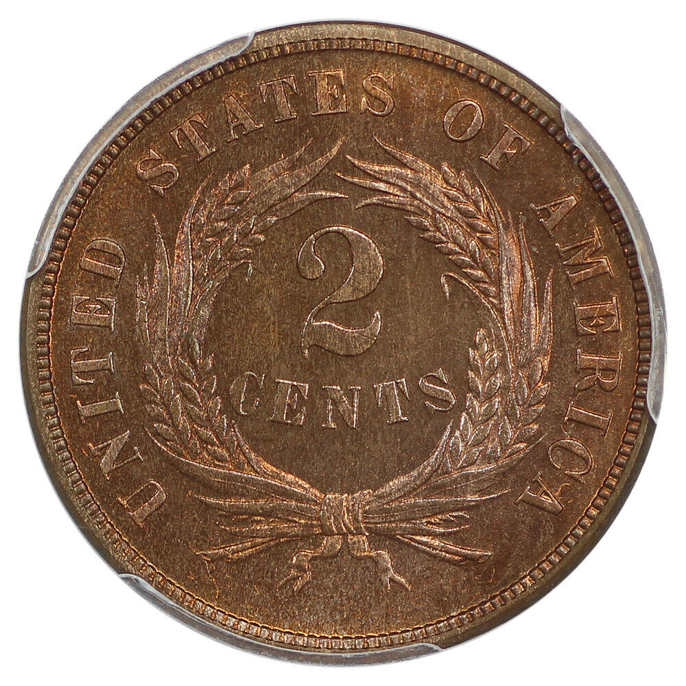 1870 2C PCGS PR66+RD ex: D.L. Hansen