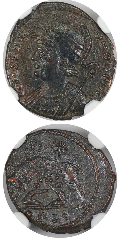 Epfig Hoard. Lot Includes: Constantinopolis/Victory, Roma/She-Wolf & Twins