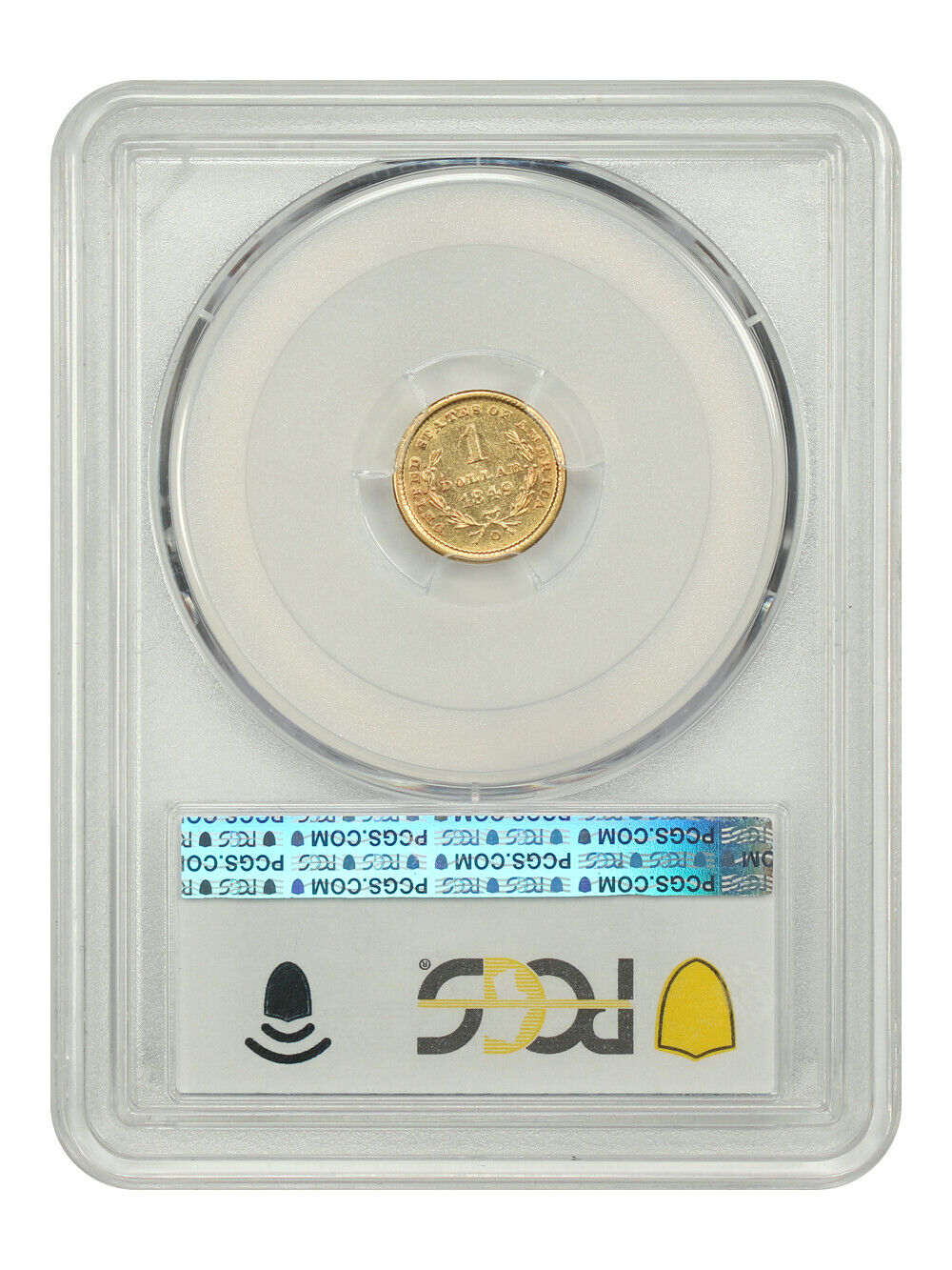 1849-O G$1 PCGS AU58 - Gold Dollar - Gold Rush Year