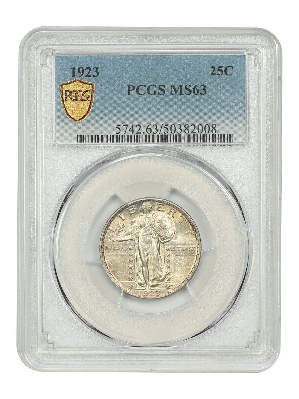 1923 25C PCGS MS63 - Standing Liberty Quarter