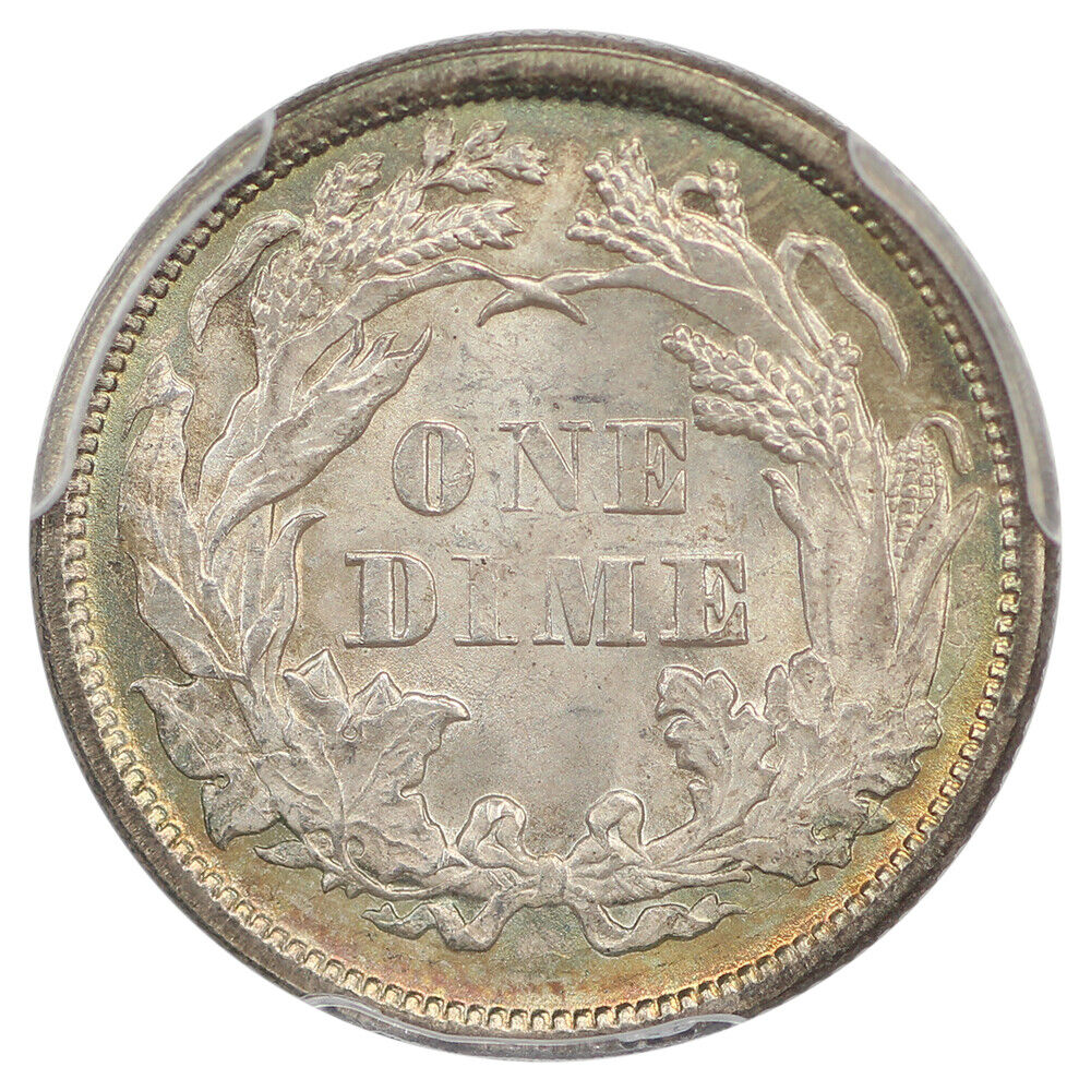 1875 10C PCGS MS66 ex: D.L. Hansen