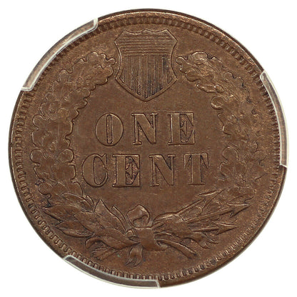 1876 1C PCGS AU50 - Indian Cent