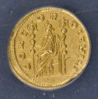 Aurelian 270-275 AD Roman Aureus ANACS AU50