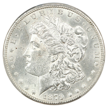 1879-S $1 PCGS AU58 (Reverse of 1878) - Morgan Dollar - Scarce Variety