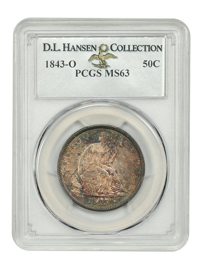 1843-O 50C PCGS MS63