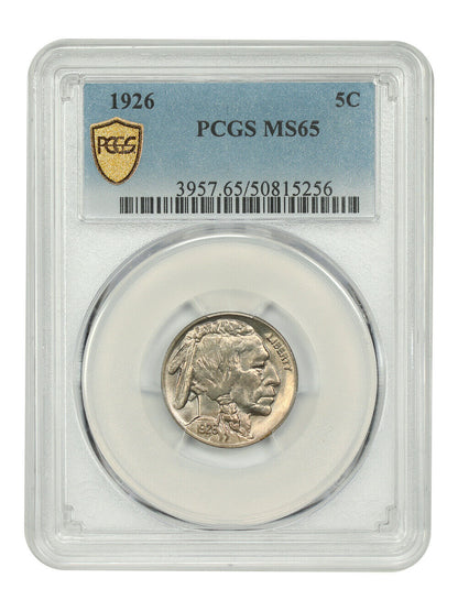 1926 5C PCGS MS65 - Buffalo Nickel