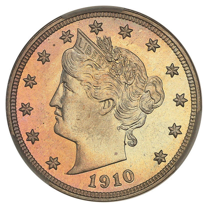 1910 5C CACG PR68 ex: D.L. Hansen - Liberty Nickel