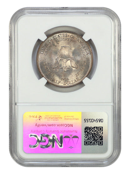 1938 50C New Rochelle NGC/CAC MS66 - Classic Silver Commemorative