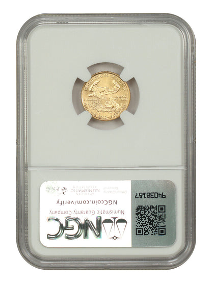 1993 $5 Gold Eagle NGC MS70 - $5 Gold Eagles