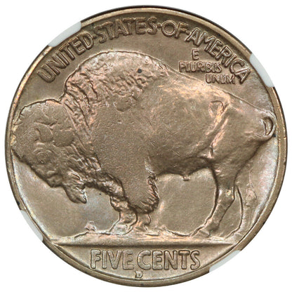 1934-D 5C NGC MS64 - Buffalo Nickel