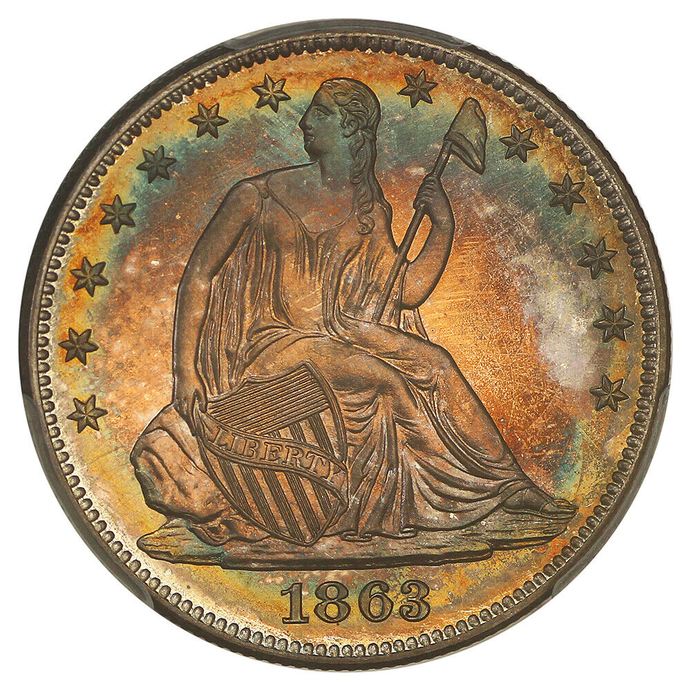 1863 50C PCGS PR66 ex: D.L. Hansen/Chrismor