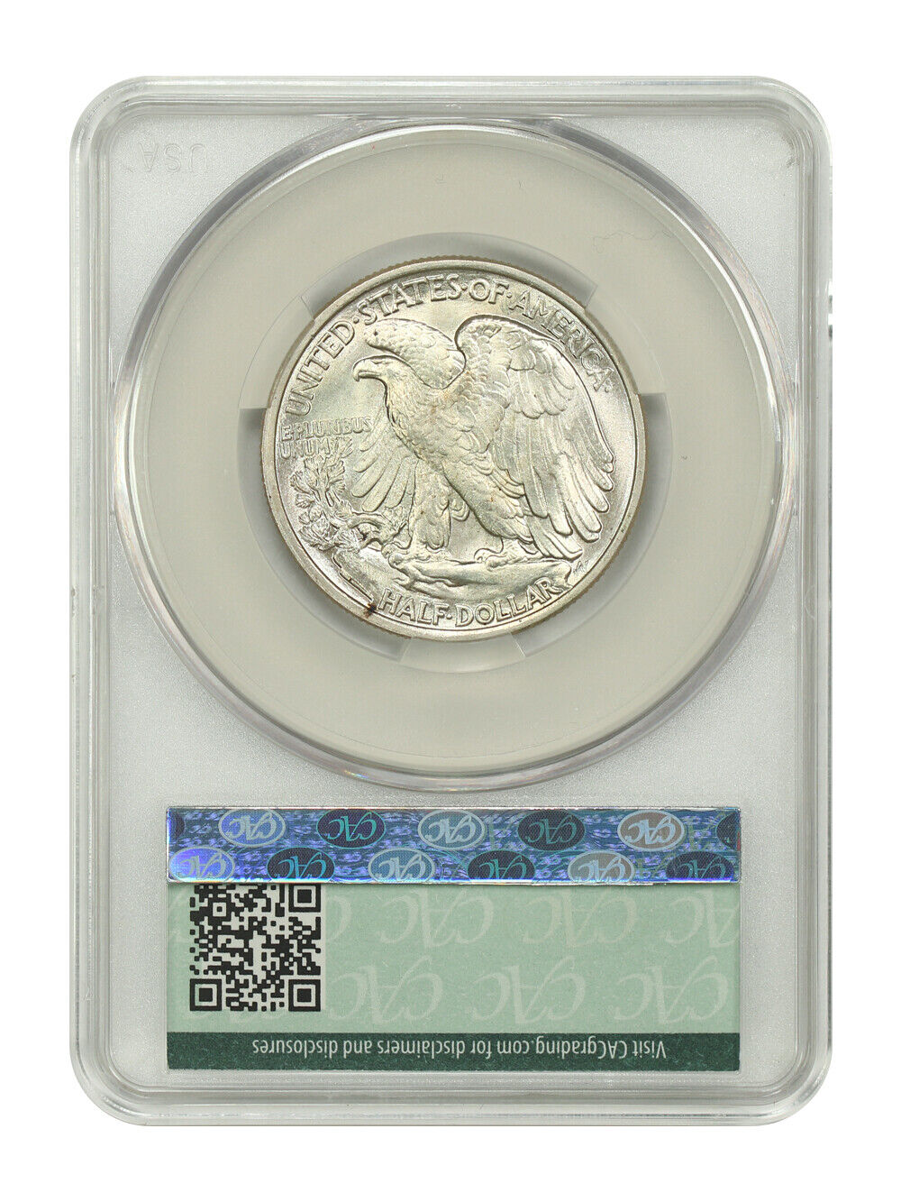 1938 50C CACG MS66 - Walking Liberty Half Dollar