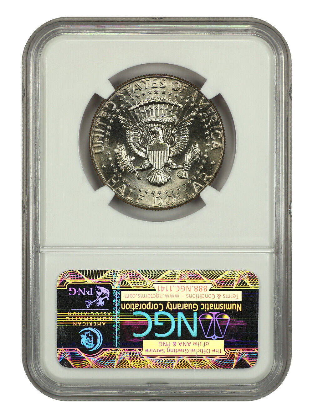 1986-D 50C NGC MS67 - Kennedy Half Dollar