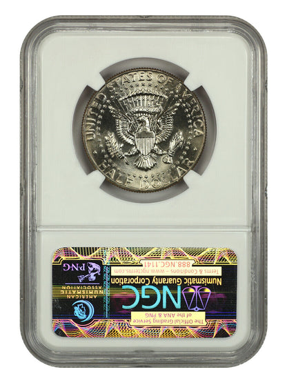 1986-D 50C NGC MS67 - Kennedy Half Dollar