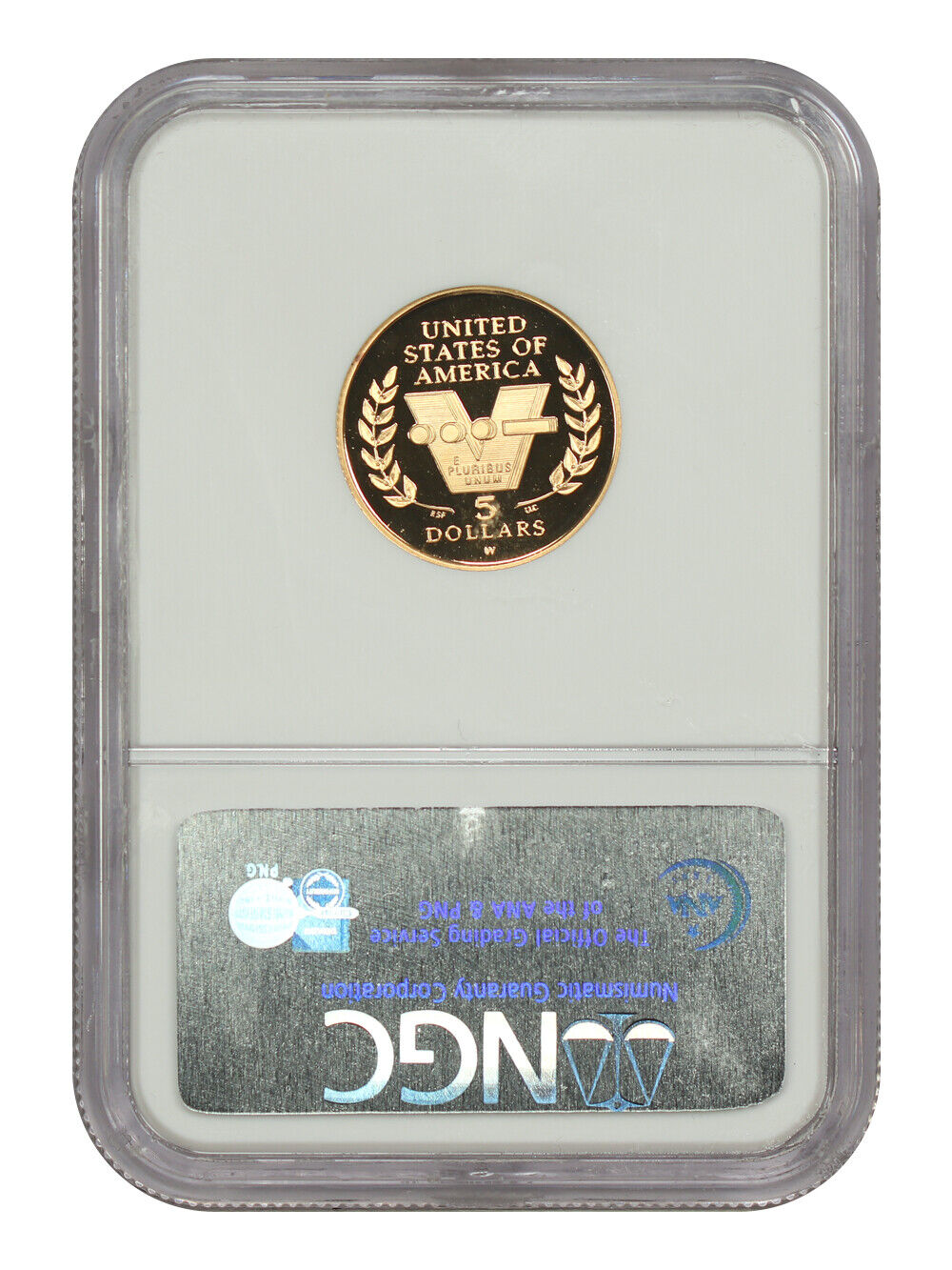 1991-95-W $5 World War II NGC PR70DCAM - $5 Modern Gold Commemoratives