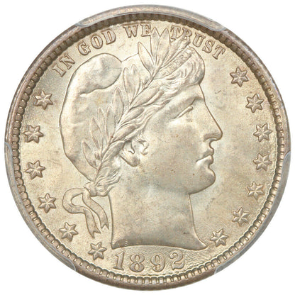 1892-O 25C PCGS MS66 ex: D.L. Hansen