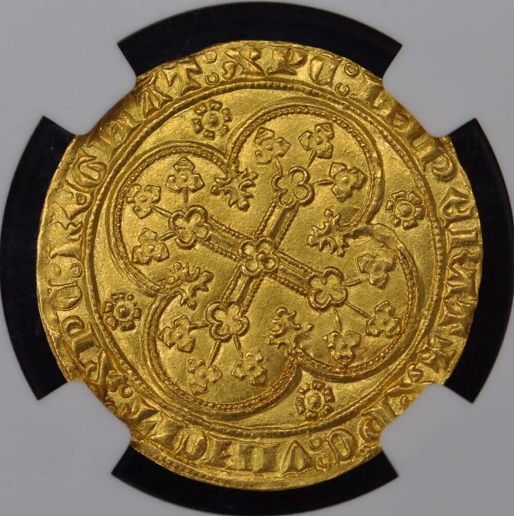 (1346-84) BELGIUM FLANDERS FR-152 CHA'OR NGC MS62