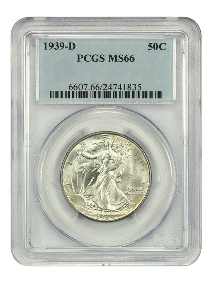 1939-D 50C PCGS MS66