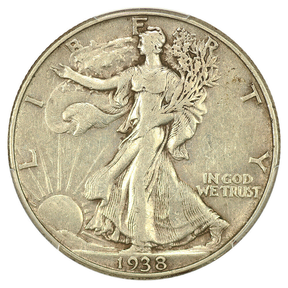 1938-D 50c PCGS XF40