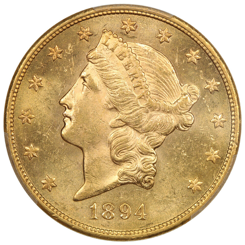 1894-S $20 PCGS MS63 - Liberty Head $20