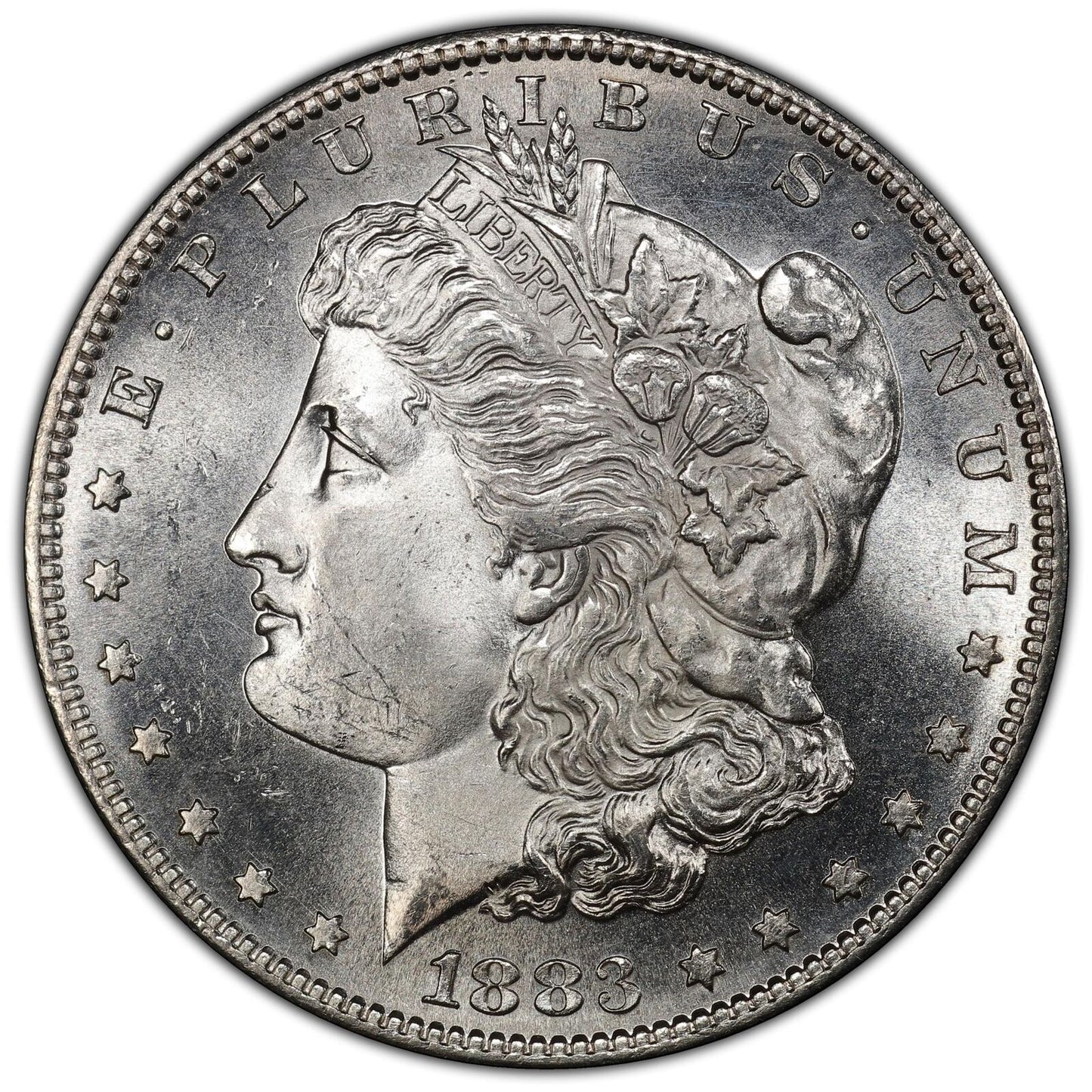 1883-S $1 Morgan Dollar PCGS MS64+ (CAC)