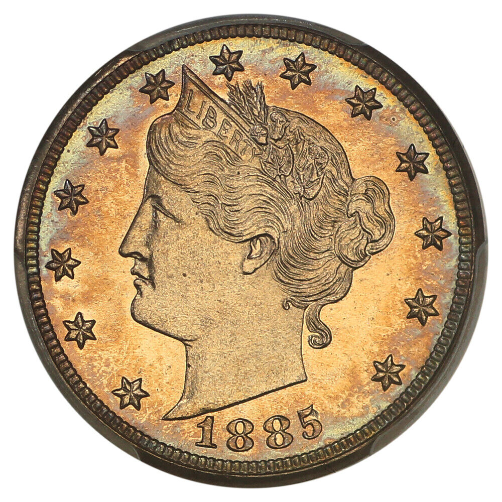 1885 5C PCGS PR67CAM ex: D.L. Hansen