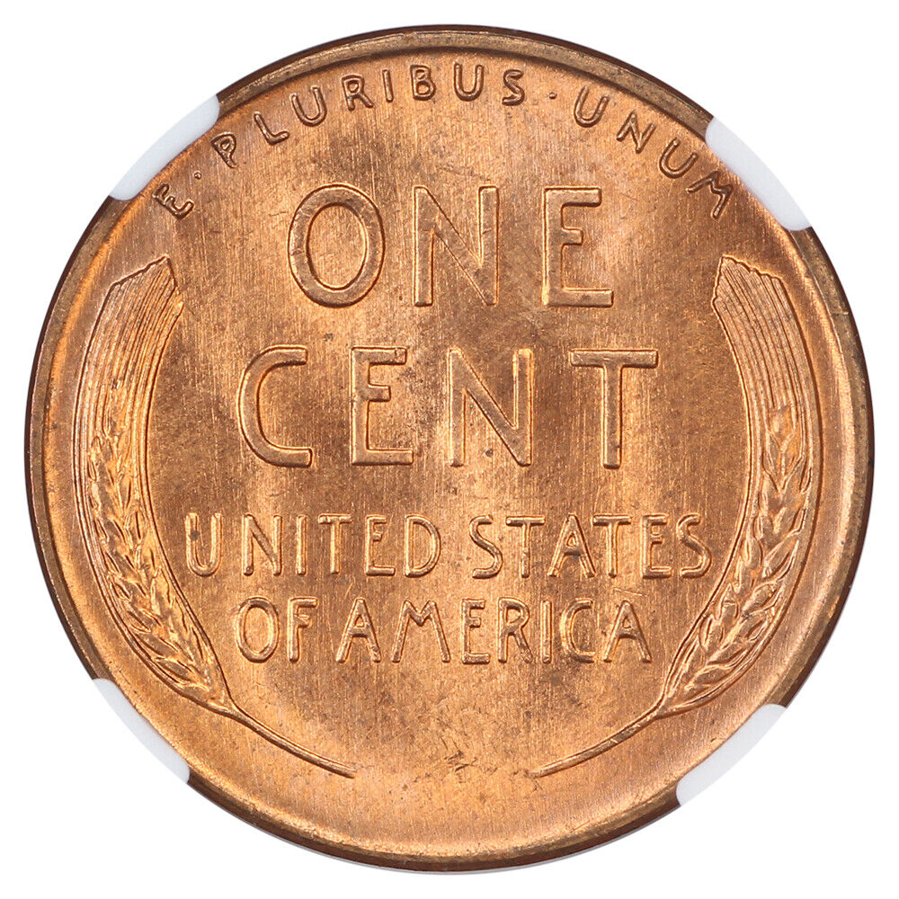 1956-D 1C NGC MS67+RD - Lincoln Cent (Wheat Reverse)