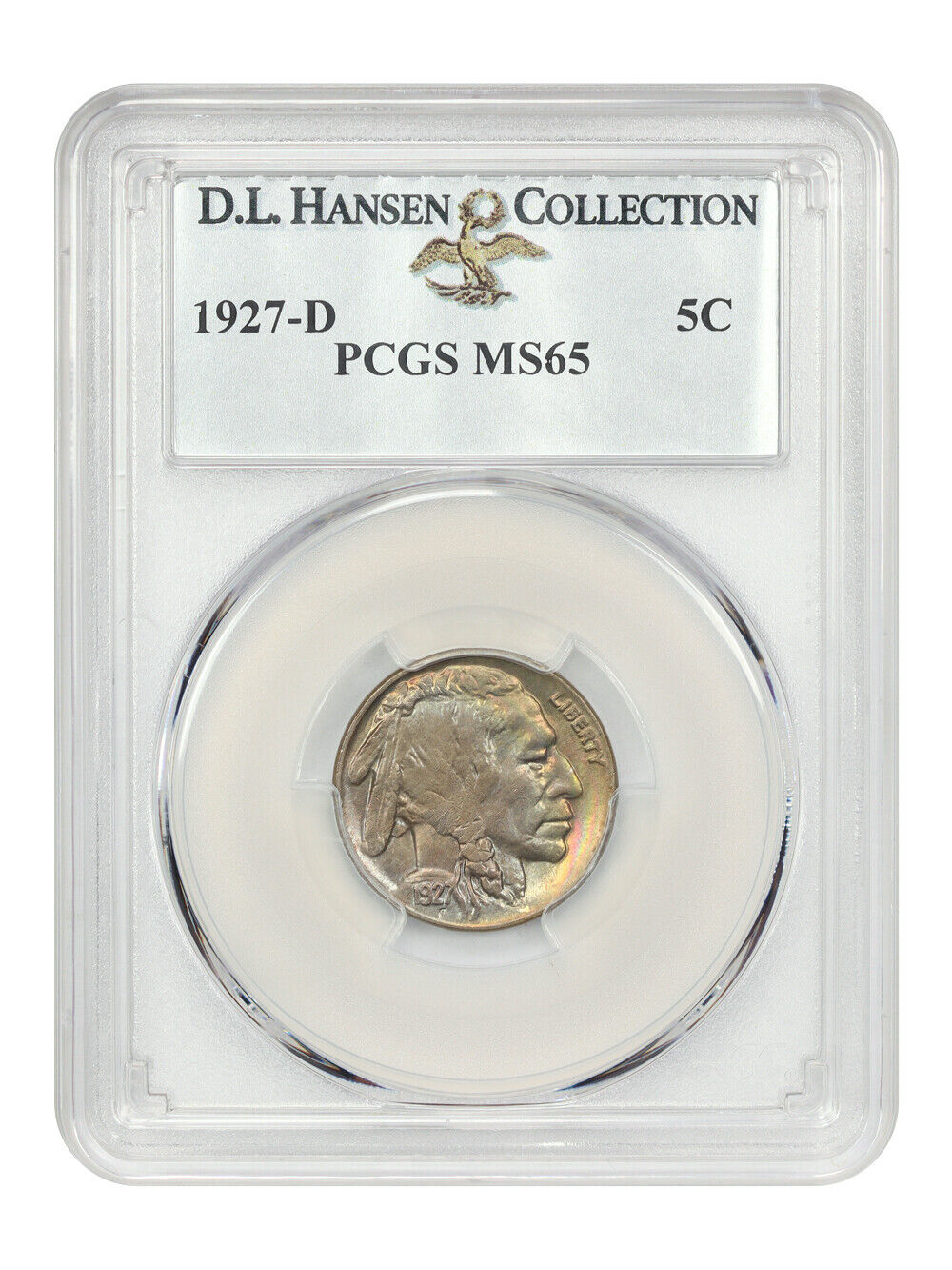 1927-D 5C PCGS MS65 ex: D.L. Hansen