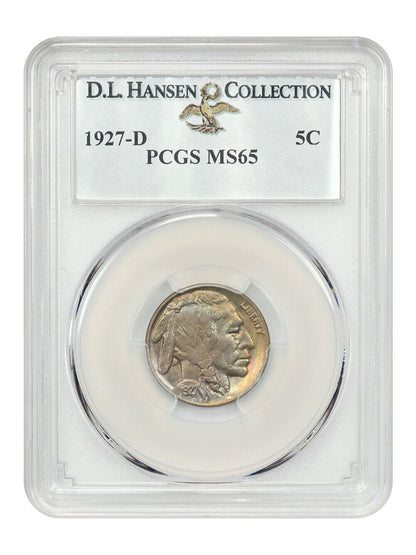 1927-D 5C PCGS MS65 ex: D.L. Hansen