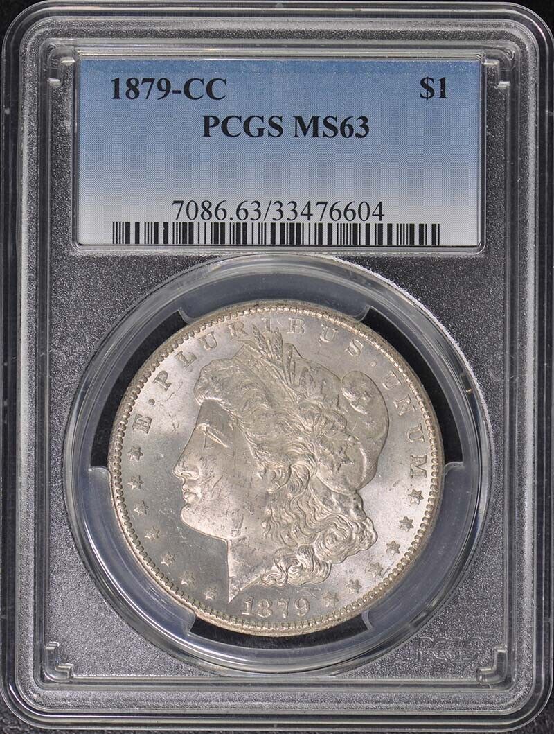 1879-CC $1 Morgan Dollar PCGS MS63