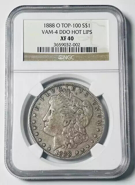 1888 O Morgan Silver Dollar NGC XF-40 O VAM-4 DDO HOT LIPS