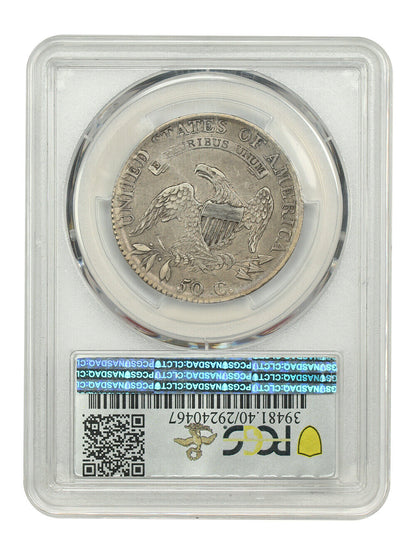 1814 50C PCGS XF40 (O-105a, Single Leaf) ex: D.L. Hansen