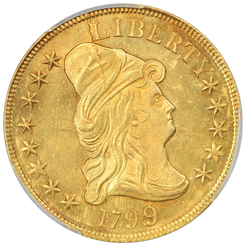 1799 $10 PCGS MS63 (BD-2, Small Obv Stars) ex: D.L. Hansen/Taraszka-14