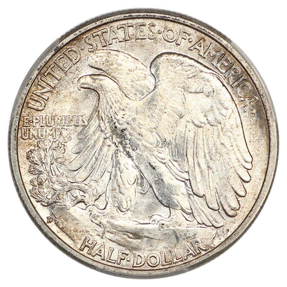 1935-D 50C PCGS MS66