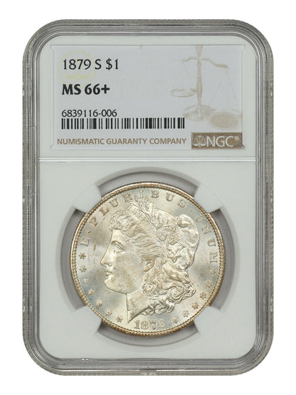 1879-S $1 NGC MS66+ - Morgan Dollar
