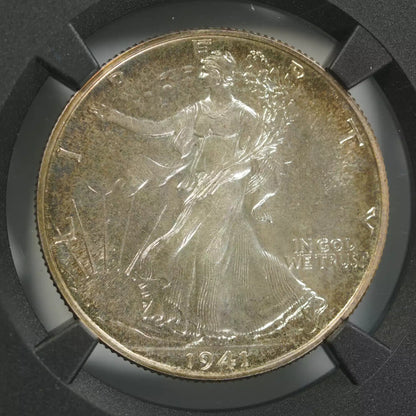 1941 PROOF WALKING LIBERTY HALF DOLLAR 50C NGC PF 67 NO 'AW' - VAULTBOX (055)